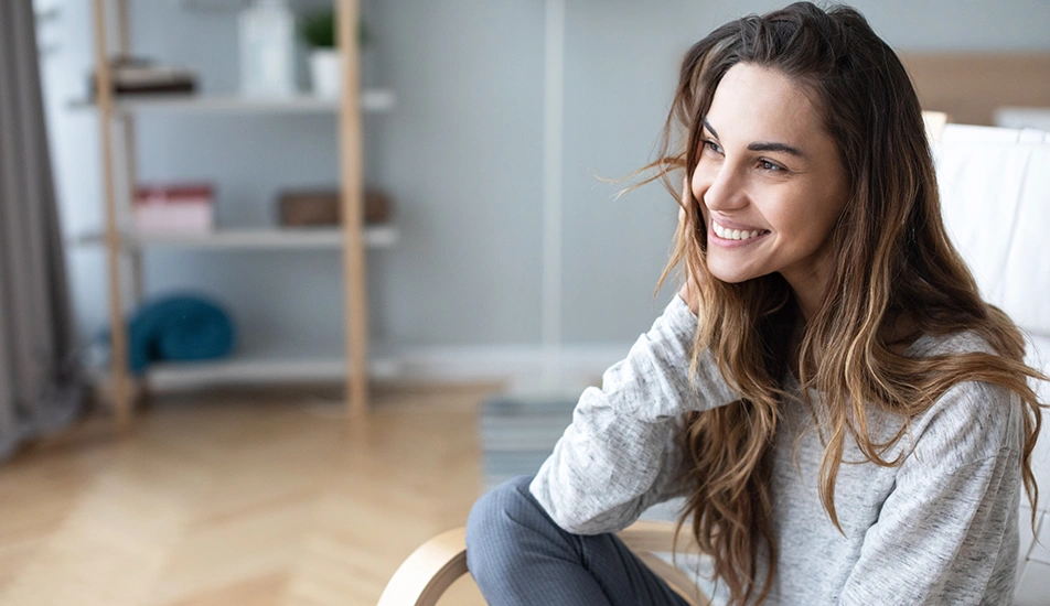 Lady after surgery with lipoelastic garments