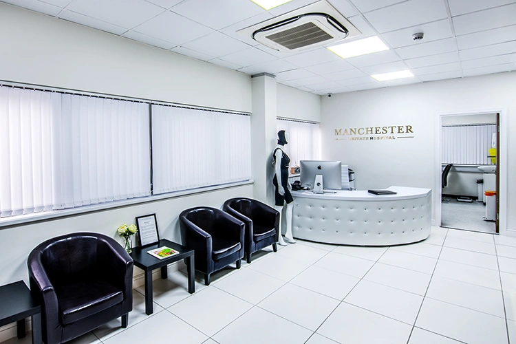 Manchester Private Hospital Reception Area